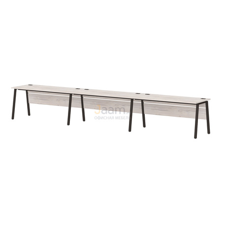 Мебель для персонала Линейный кластер на металлокаркасе T-152