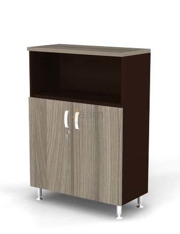 Мебель для персонала Шкаф комбинированный полуоткрытый BR81.0343