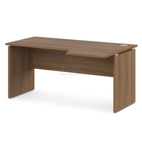 Мебель для персонала Стол письменный с заглушкой кабель-канала V-46пр