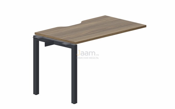 Мебель для персонала Стол приставной PENPV127 (с эргономичным вырезом)