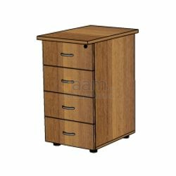 Мебель для персонала Офисная тумба приставная с замком ТФ222