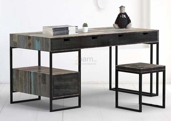 Мебель для персонала Стол рабочий BOXER OLD WOOD