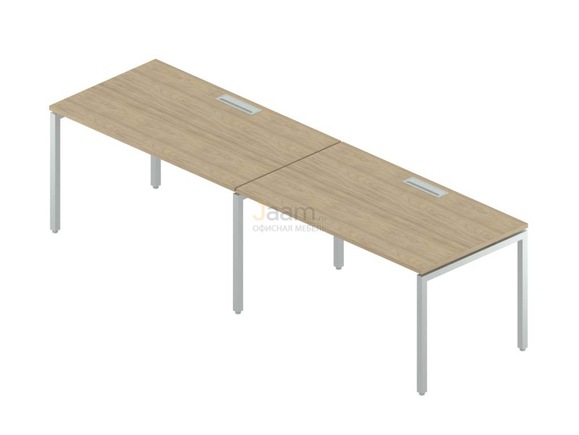 Мебель для персонала Двойная группа столов с люком RM-2.1(x2)+F-30