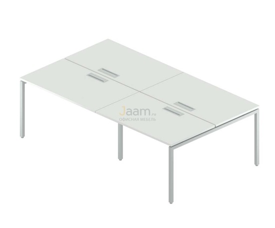 Мебель для персонала Двойная группа сдвоенных столов с люком RP-2.1(x4)+F-58