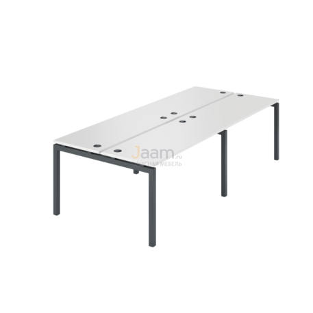 Мебель для персонала Бенч двойной на 4 рабочих места АМБ-003.60-4