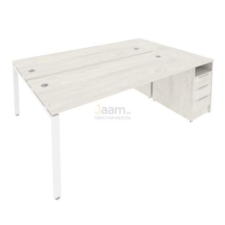 Мебель для персонала Рабочая станция с опорной тумбой Б.РС-СТП-2.5