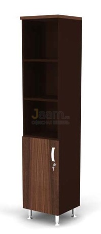 Мебель для персонала Стеллаж полуоткрытый 5-ур., глухая L-дверь BR81.0504