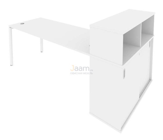 Мебель для персонала Стол письменный с опорным шкафом-купе Б.РС-СШК-3.5