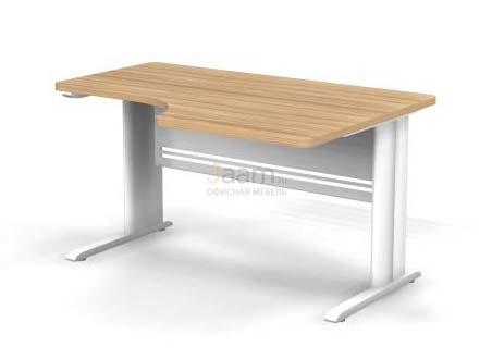 Мебель для персонала Стол эргономичный L-обр. каркасе правый B142М