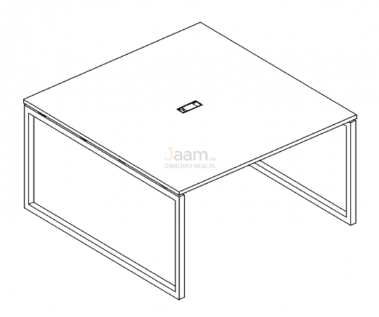 Стол Стол для переговоров на металлокаркасе QUATTRO Б4 135 БП