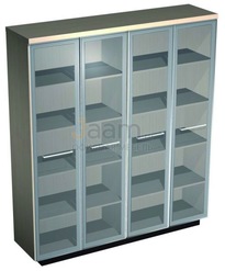 Кабинет руководителя Шкаф для документов со стеклянными высокими дверьми ESP361