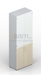 Мебель для персонала Офисный шкаф широкий высокий OMHS834BL