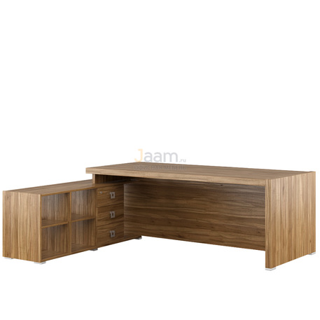 Кабинет руководителя Стол на опорной тумбе левый SOL297114