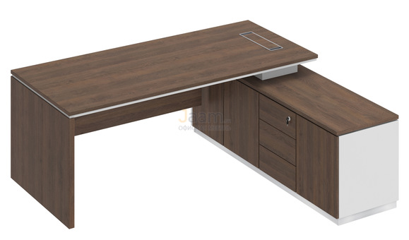 Кабинет руководителя Стол на опорной тумбе правый СИ 108пр