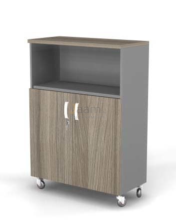 Мебель для персонала Шкаф мобильный комбинированный, полуоткрытый BR82.0343