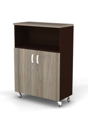Мебель для персонала Шкаф мобильный комбинированный, полуоткрытый BR82.0343