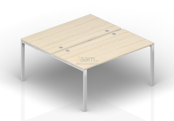 Мебель для персонала Составной стол на 2 рабочих места ST2TG148
