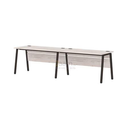 Мебель для персонала Линейный кластер на металлокаркасе T-147