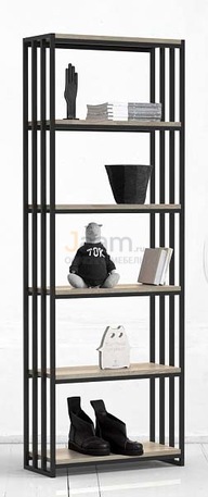 Мебель для персонала Стеллаж высокий с верт.орг. METALFRAME OAK 3