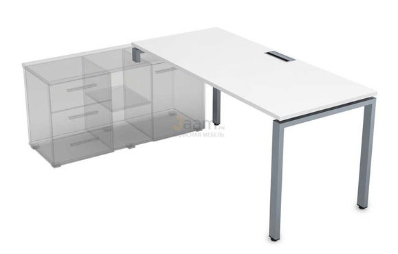 Мебель для персонала Стол для крепления на тумбу левый СТЛ-П.985