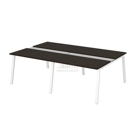 Мебель для персонала Рабочая станция на металлокаркасе ПК-ТНП-СР280Х160Н4/МКА/БЭ/КК