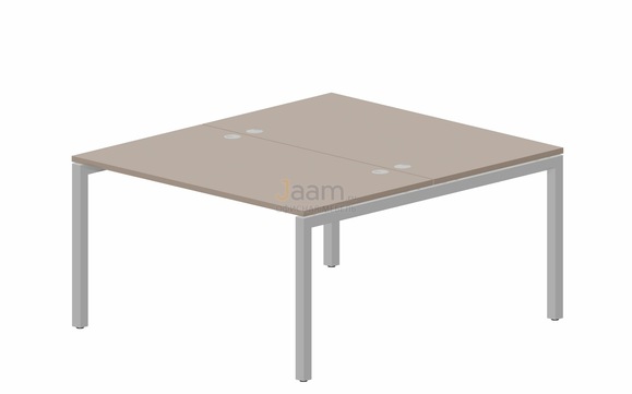 Мебель для персонала Составной стол на 2 рабочих места PEN2TG148 (4 громмета)