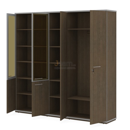 Кабинет руководителя Гардероб комбинированный глубокий ПК-СЕ-ШГ3С220Х225К1Г1ДС/Г