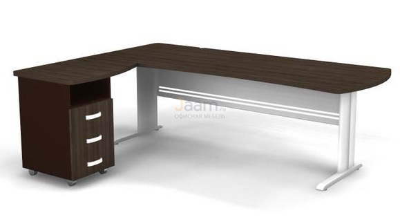 Мебель для персонала Угловое рабочее место на L-обр. каркасе левое B193/1