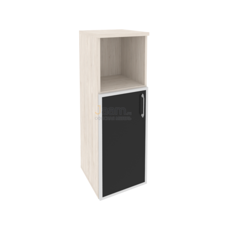 Мебель для персонала Офисный шкаф средний узкий левый O.SU-2.2RB(L)