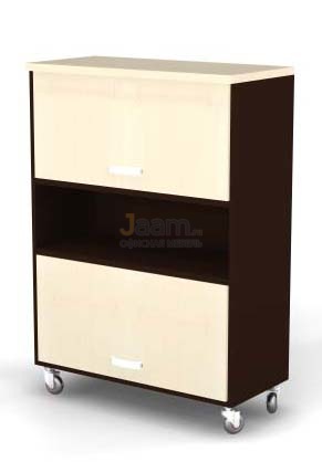 Мебель для персонала Шкаф открытый, 2 глухие лифт-двери BR82.0366