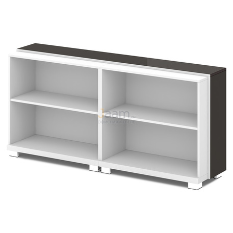 Кабинет руководителя Стеллаж низкий двойной L-64