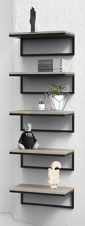 Мебель для персонала Стеллаж низкий из полок METALFRAME OAK