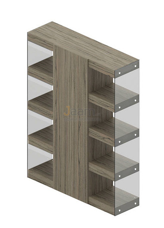 Кабинет руководителя Стеллаж с закрытым отделением Gs-8