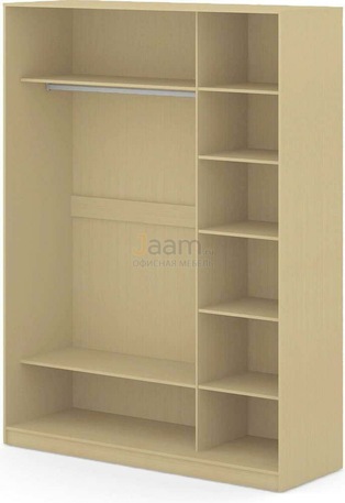 Мебель для персонала Офисный шкаф-купе с тремя зеркальными дверями ПК-ШК-КМШ240Х180СЗ3