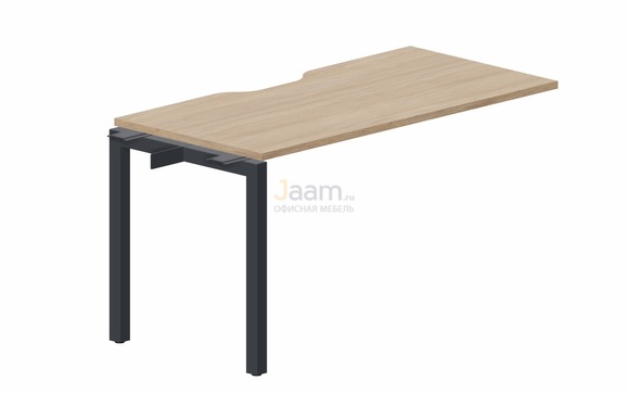 Мебель для персонала Стол приставной PENPV147 (с эргономичным вырезом)