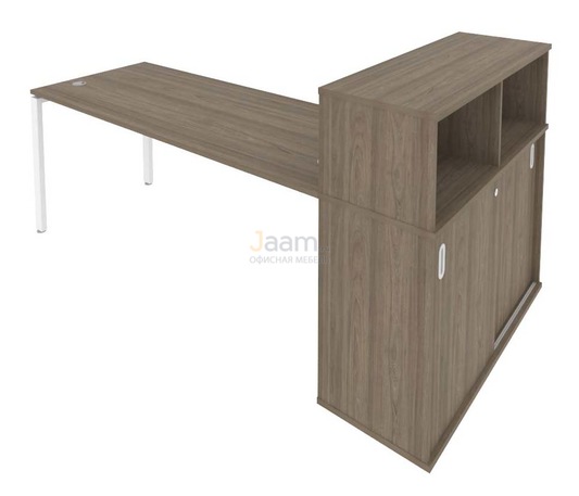 Мебель для персонала Стол письменный с опорным шкафом-купе Б.РС-СШК-3.5