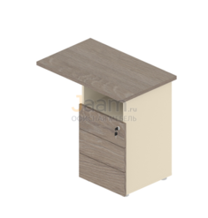 Мебель для персонала Тумба приставная с топом R-32,R-24