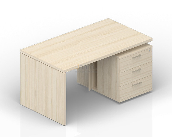 Кабинет руководителя Стол на опорной тумбе правый NR180T3D