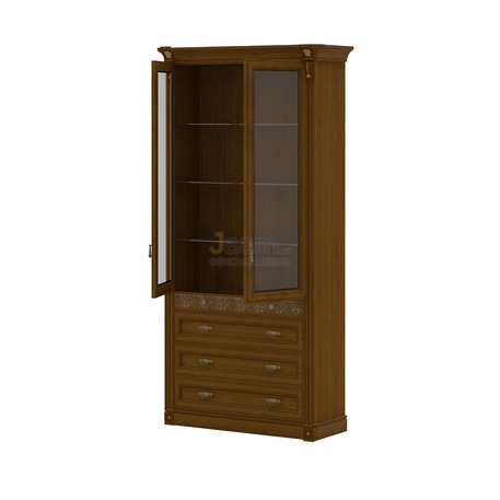 Кабинет руководителя Офисный шкаф-витрина для руководителя ПК-МР-ВТ220Х111С