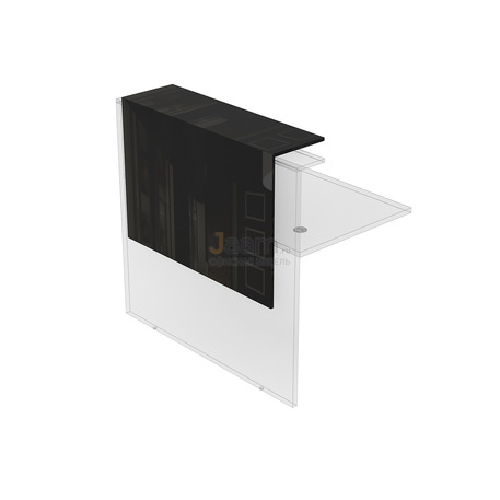 Стойка ресепшн Фартук прямой с подсветкой 1ПФ.008.1 2