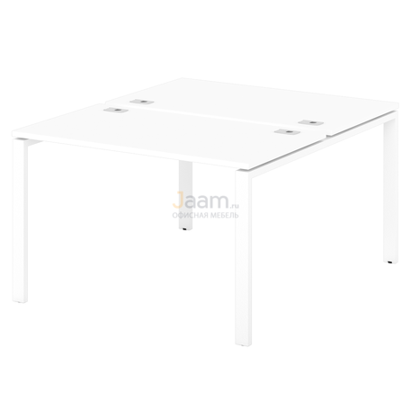 Мебель для персонала Стол-тандем на металлокаркасе S-41