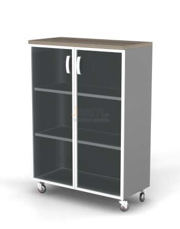 Мебель для персонала Шкаф стеклянные двери BR82.0349
