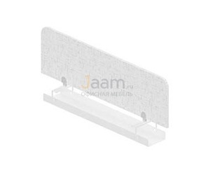 Мебель для персонала Экран-перегородка (Ткань) с кабель-каналом для сдвоенных столов RP-92.3,MKZ-0120