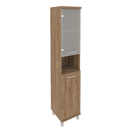 Кабинет руководителя Офисный шкаф высокий узкий левый KSU-1.4 Л