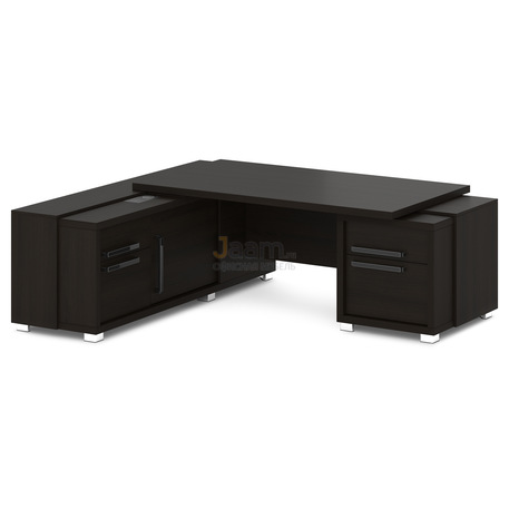 Кабинет руководителя Стол с тумбой и греденцией L-18пр/л