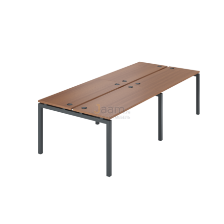 Мебель для персонала Бенч двойной на 4 рабочих места АМБ-003.60-4