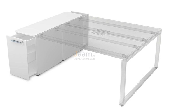 Мебель для персонала Офисная тумба с выкатной секцией 9ТП.002.2