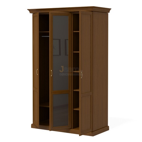 Кабинет руководителя Гардероб трехстворчатый, высокий, глубокий правый ПК-ВР-ГГ233Х147П/2ДГ/1ДЗ