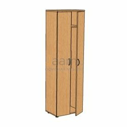 Мебель для персонала Офисный шкаф узкий для одежды ЛФ238