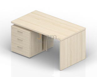 Кабинет руководителя Стол на опорной тумбе левый NR180T3G